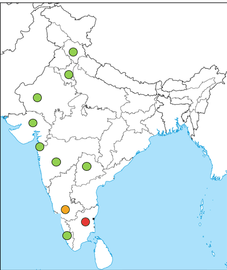 India Locations / Installations